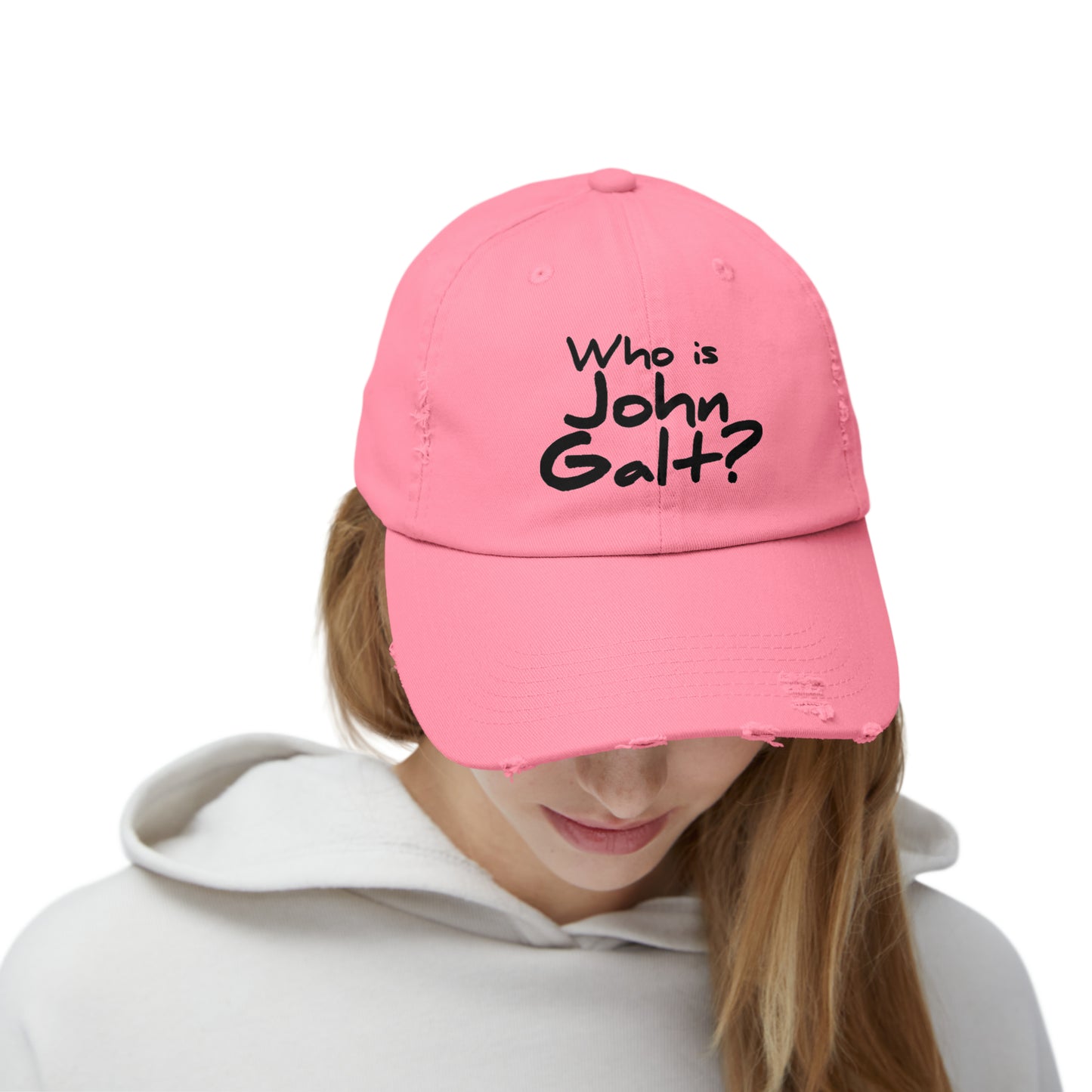 Who is John Galt? Distressed Hat