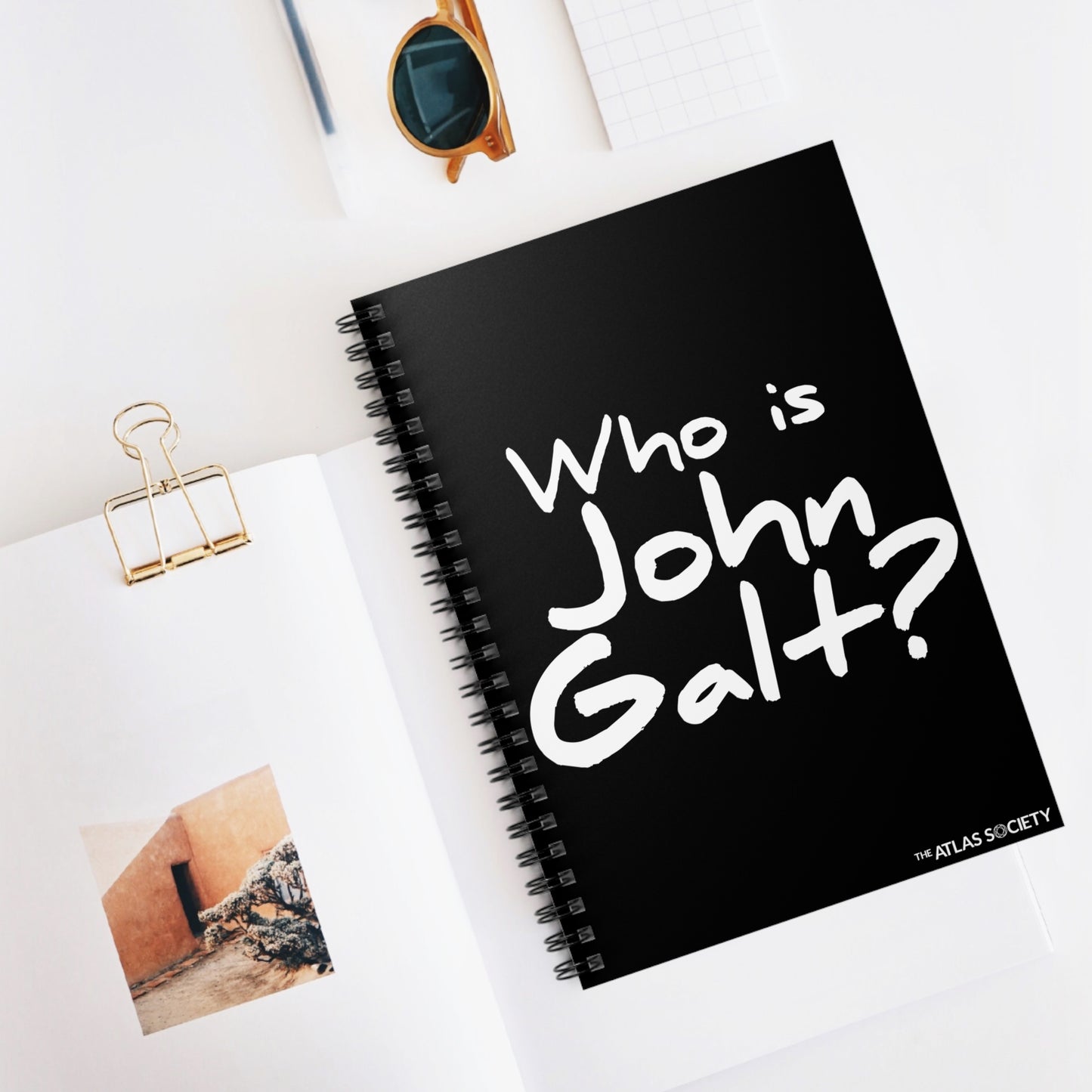 Who is John Galt? - Spiral Notebook
