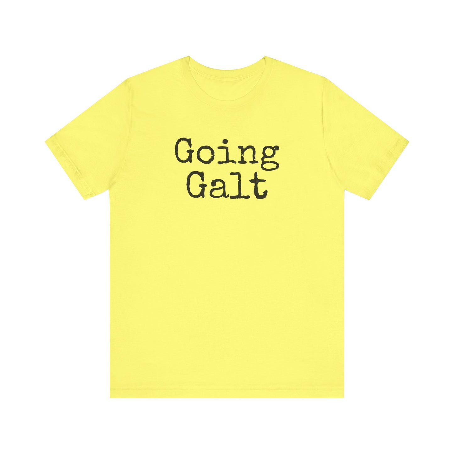 Going Galt - Short Sleeve T-Shirt, Light Colors