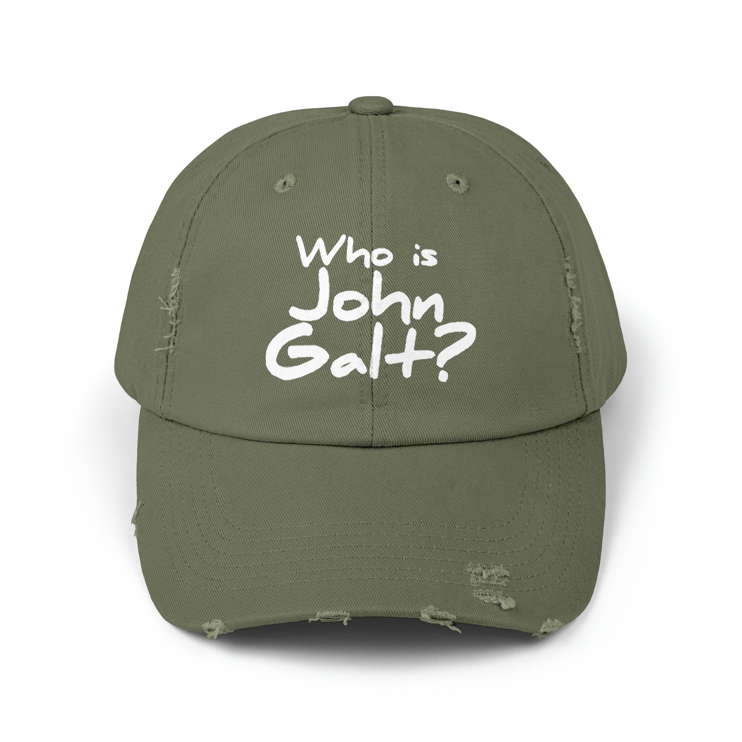 Who is John Galt? Distressed Hat
