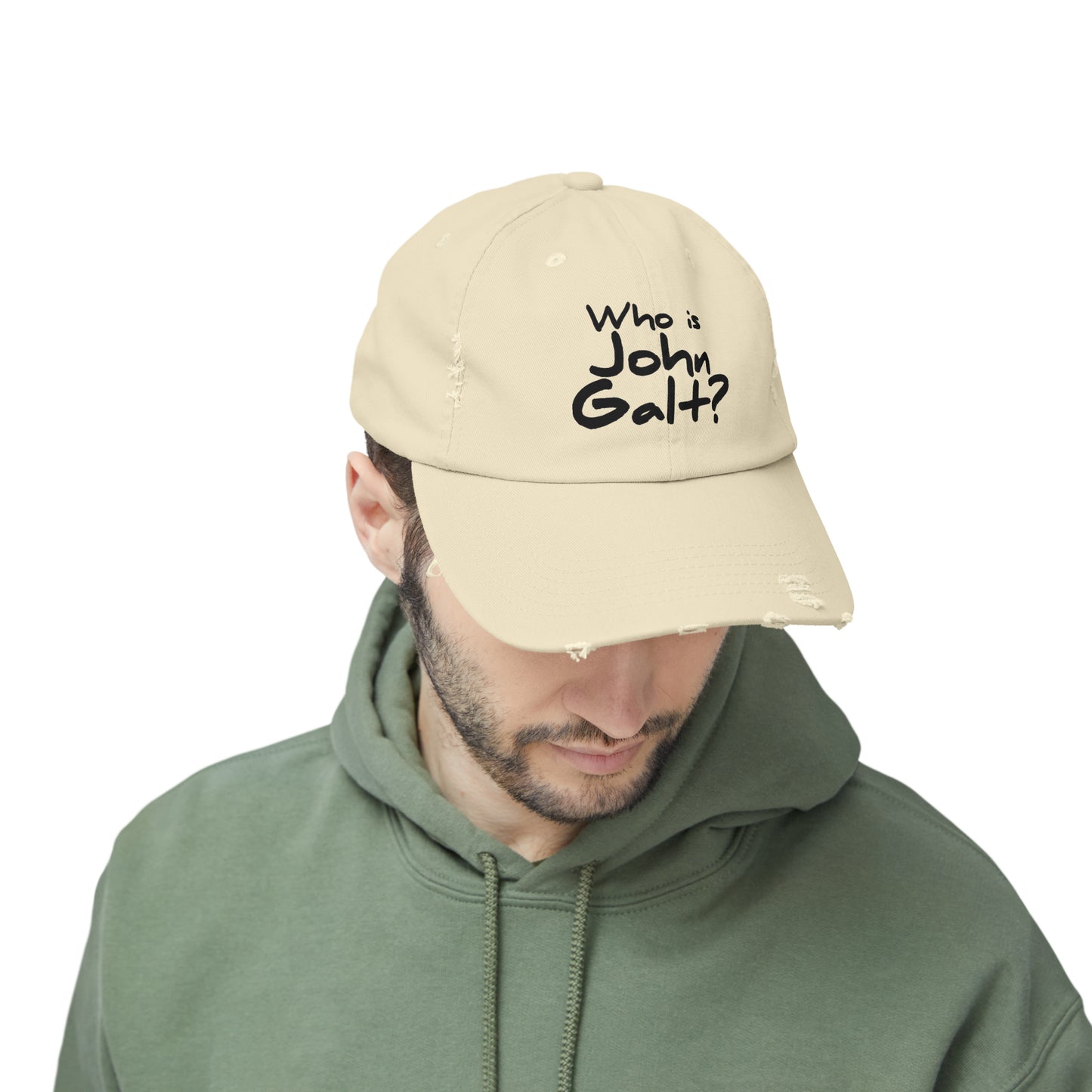 Who is John Galt? Distressed Hat
