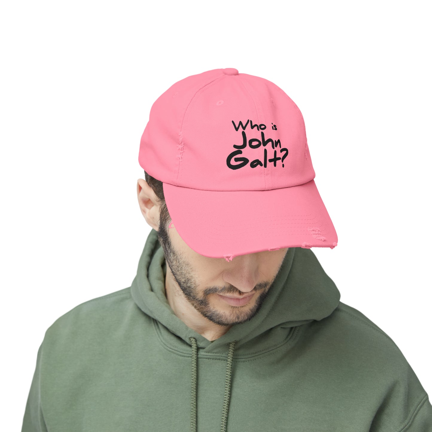 Who is John Galt? Distressed Hat