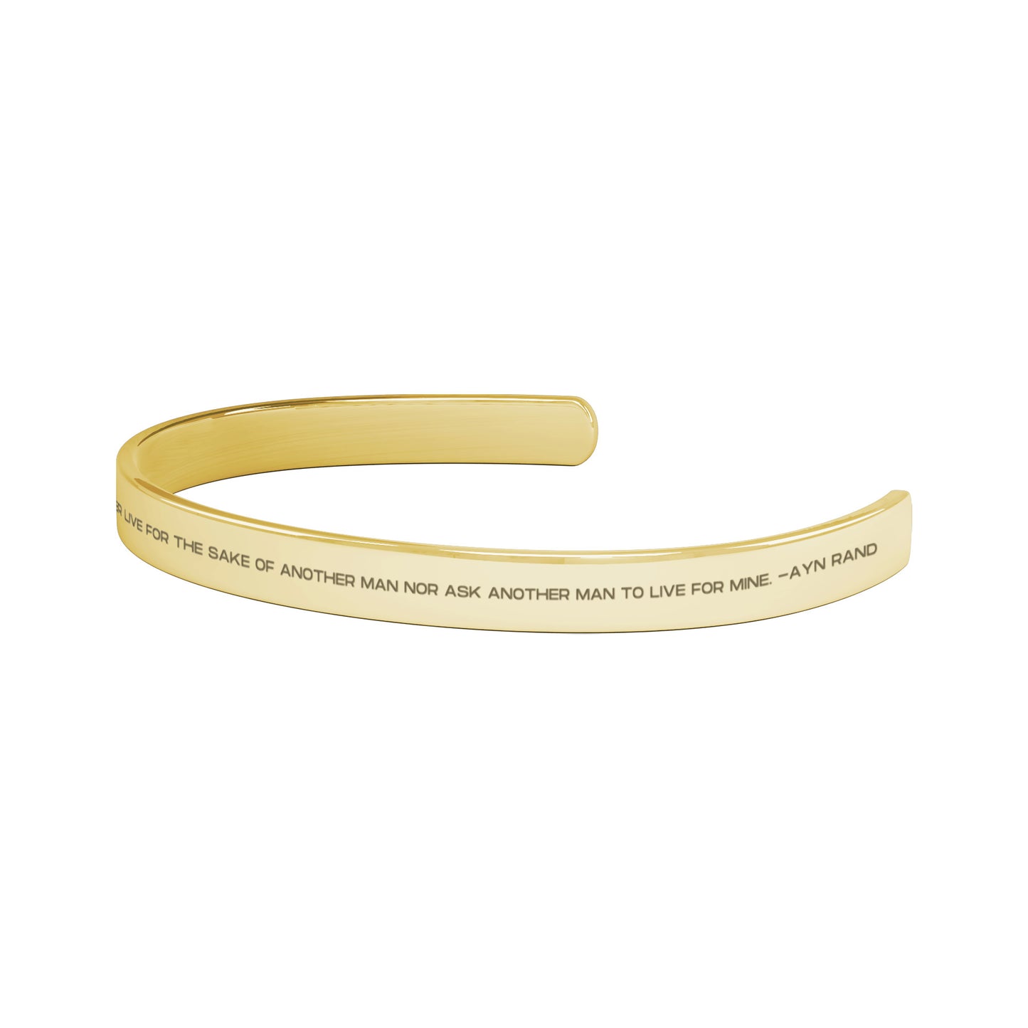 Galt's Gulch Oath - Cuff Bracelet