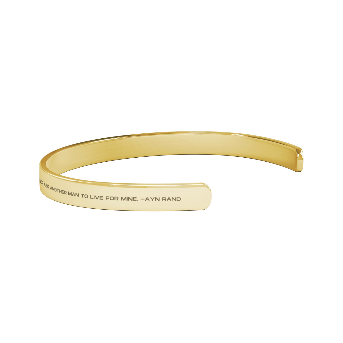 Galt's Gulch Oath - Cuff Bracelet