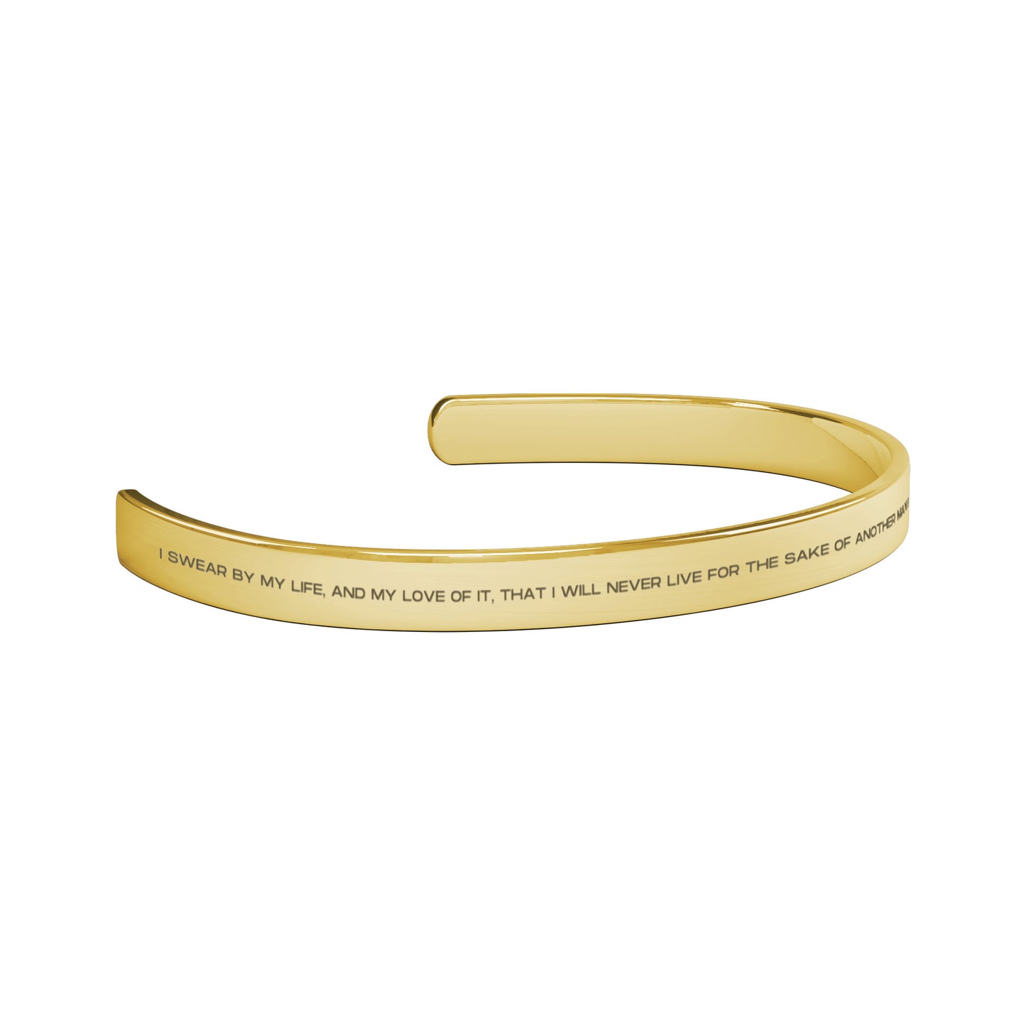 Galt's Gulch Oath - Cuff Bracelet