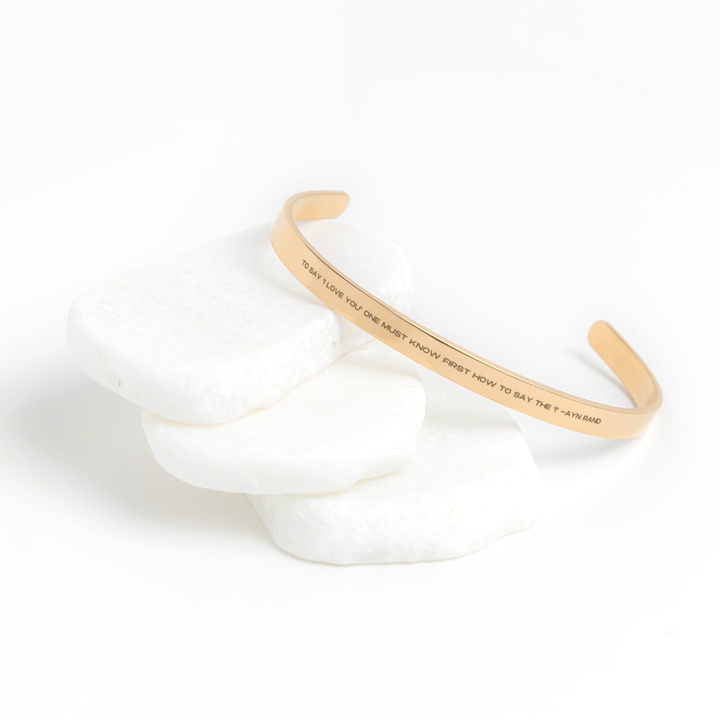 "To Say 'I Love You'" - Cuff Bracelet