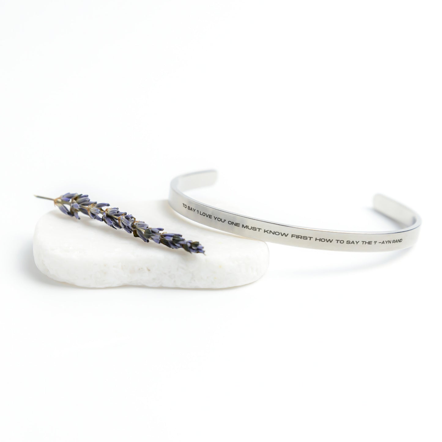 "To Say 'I Love You'" - Cuff Bracelet