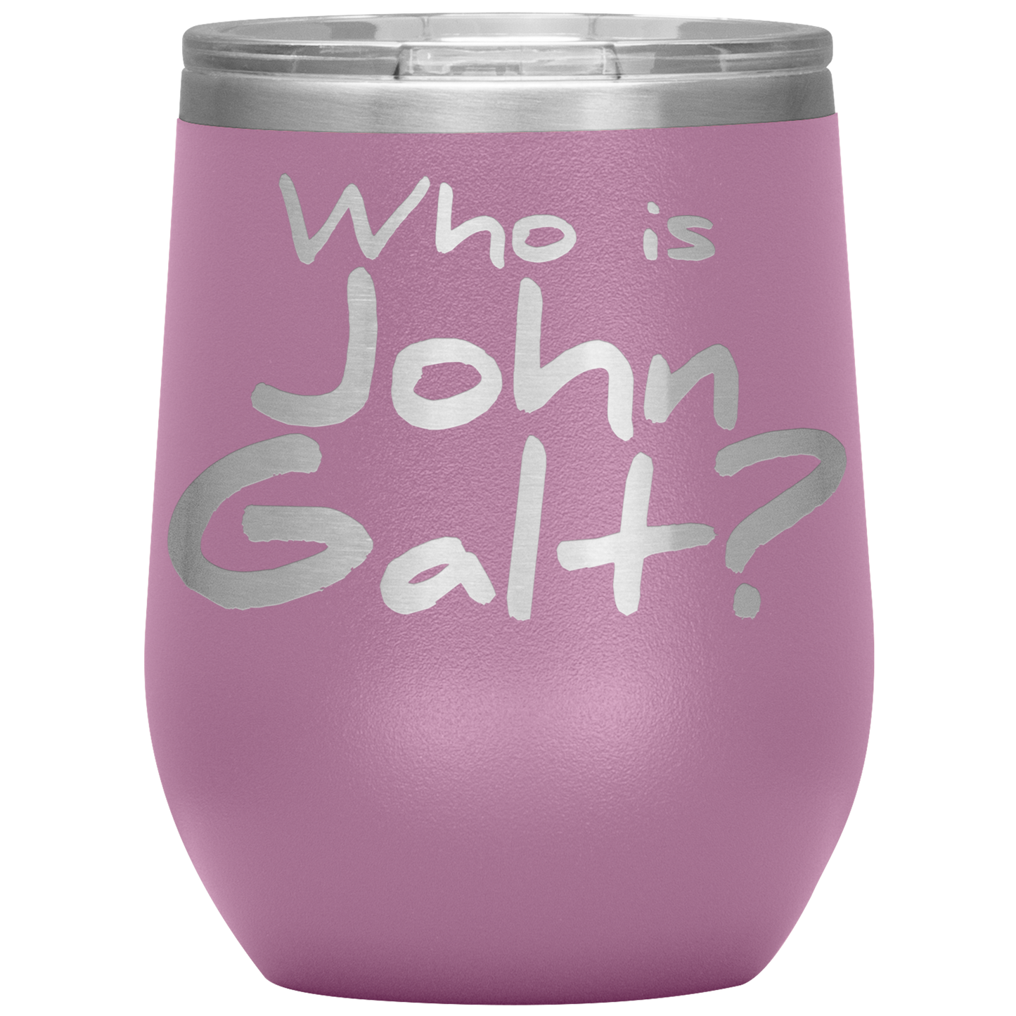 WHO IS JOHN GALT? INSULATED WINE TUMBLER