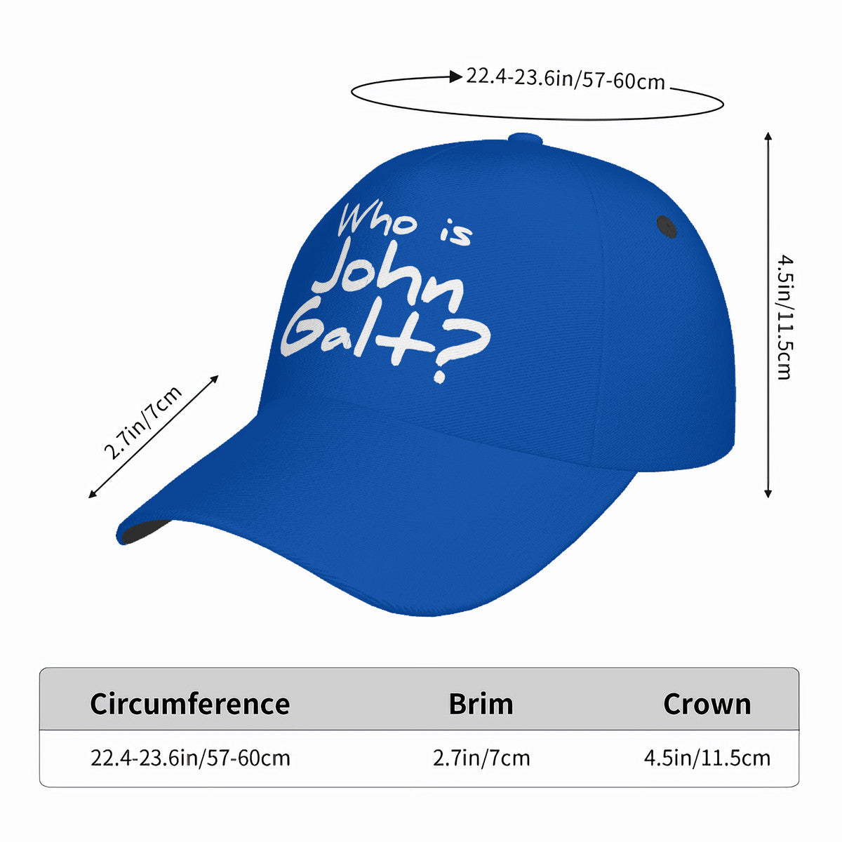 Who is John Galt? Hat-Blue
