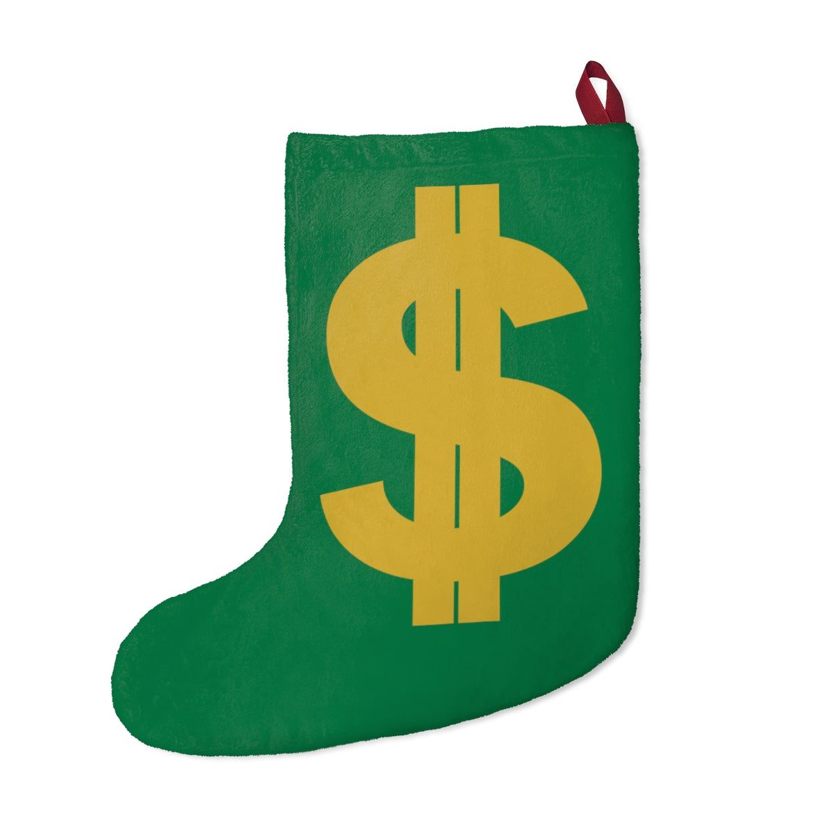 $ Christmas Stocking - Green