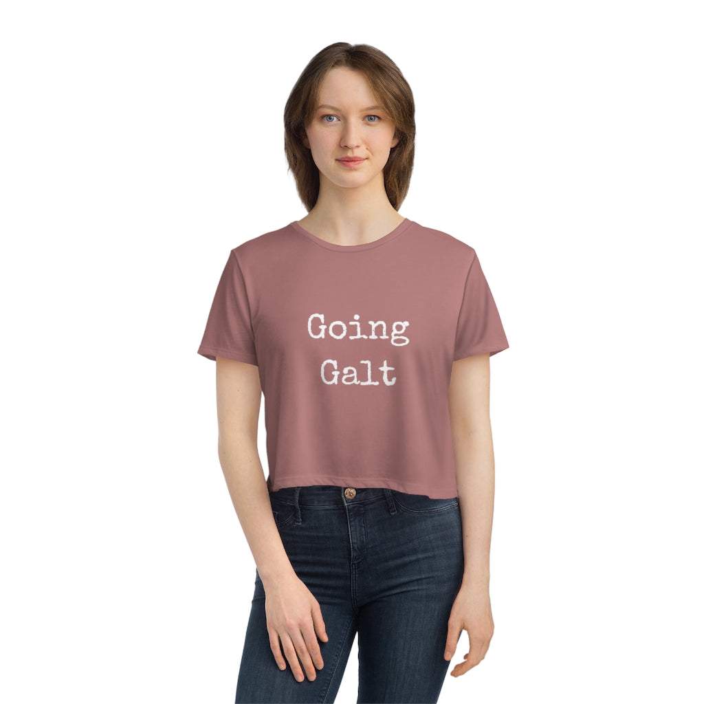 Going Galt - Women's Flowy Cropped Tee