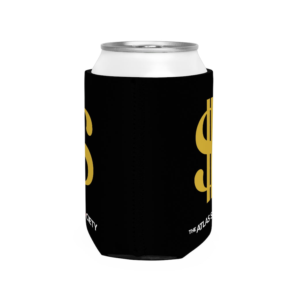 Money Can Cooler Sleeve - Black/Gold