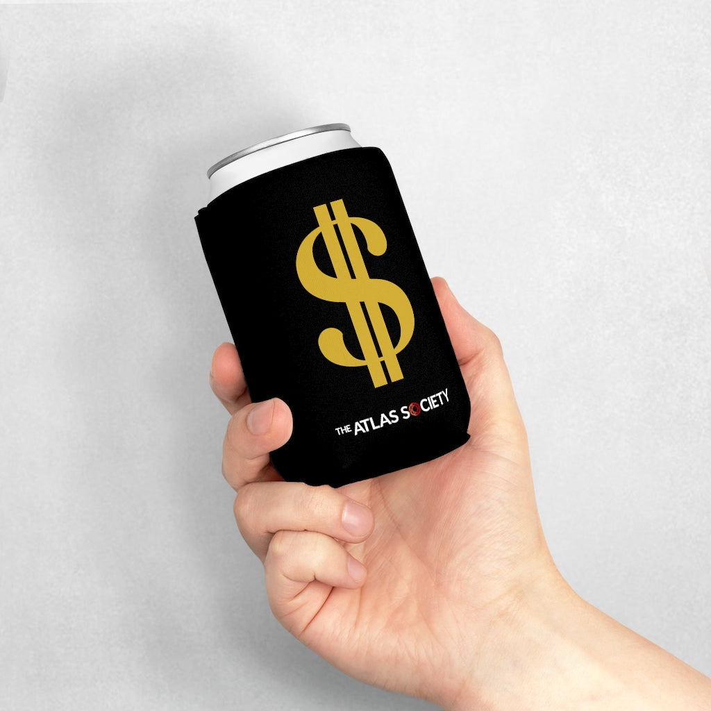 Money Can Cooler Sleeve - Black/Gold
