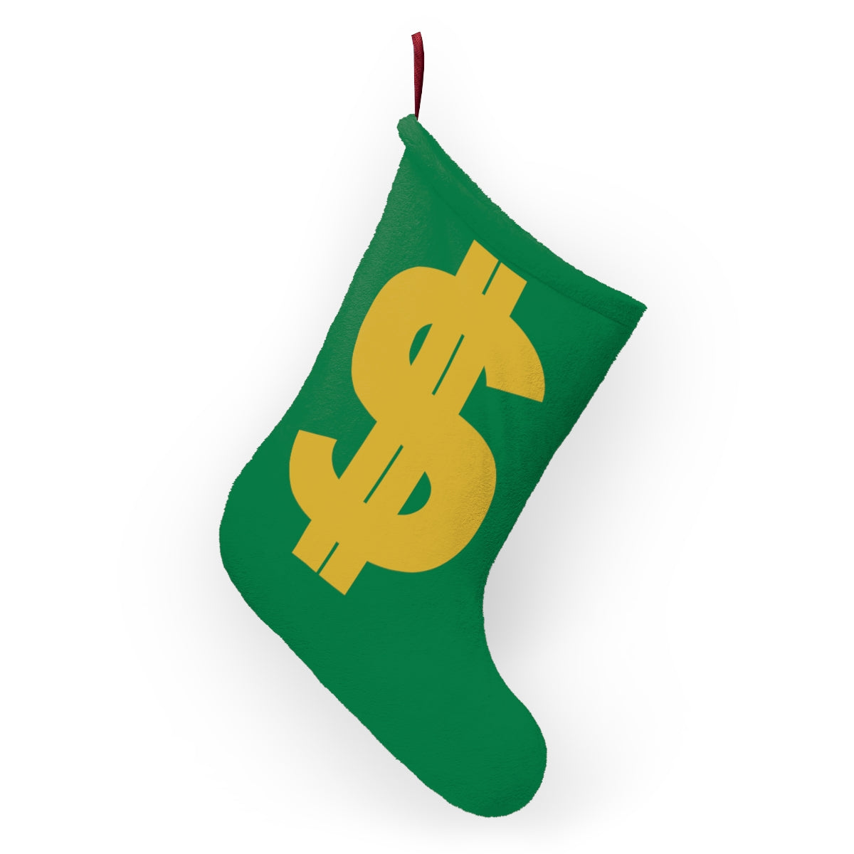 $ Christmas Stocking - Green