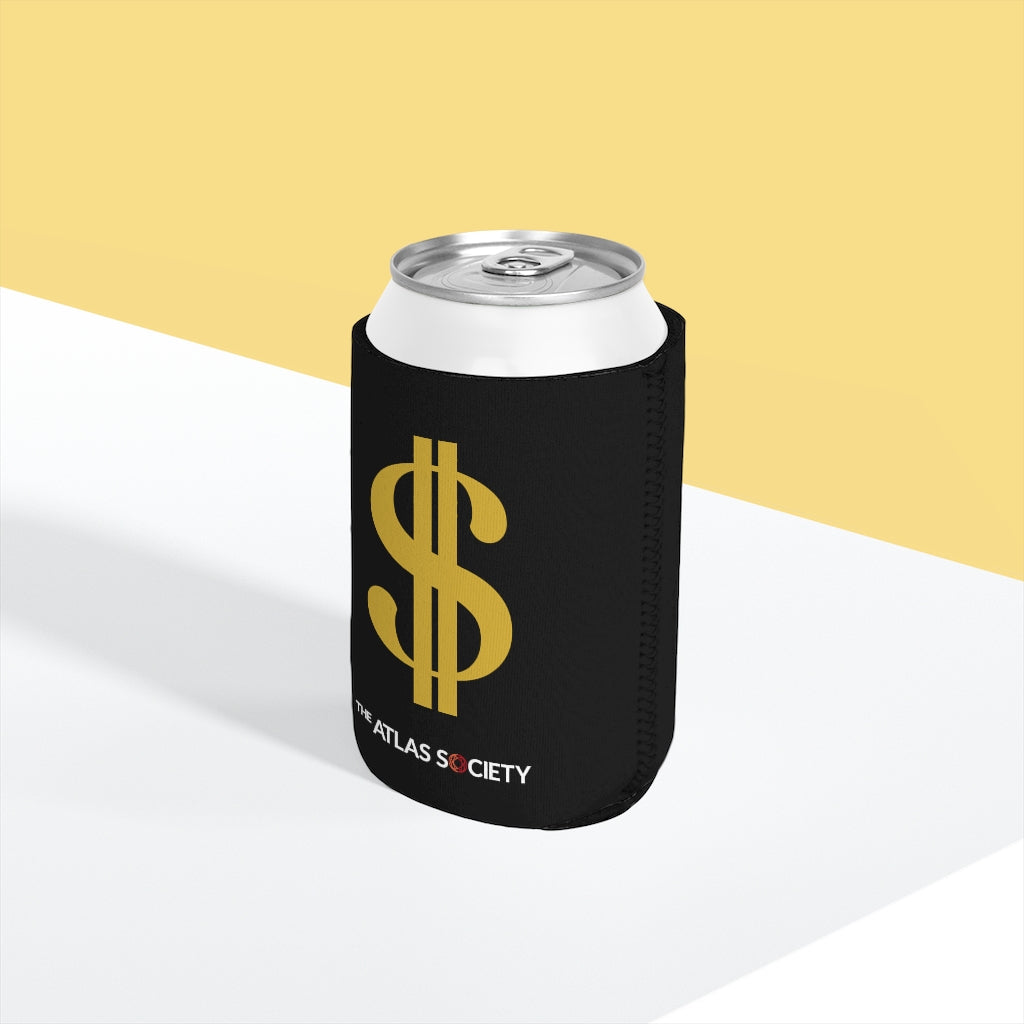Money Can Cooler Sleeve - Black/Gold