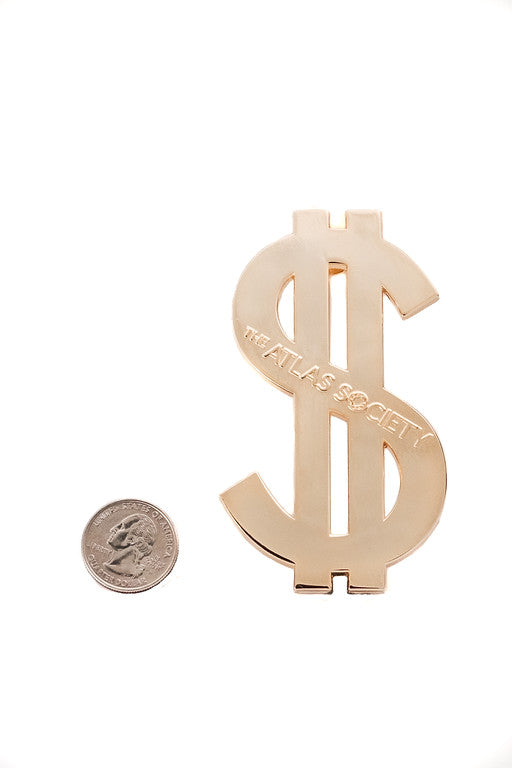 Atlas Society $ Pin - Large