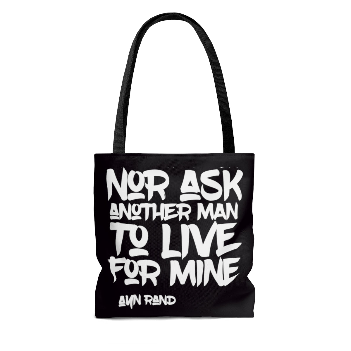 "I Swear By My Life" - Black Tote Bag