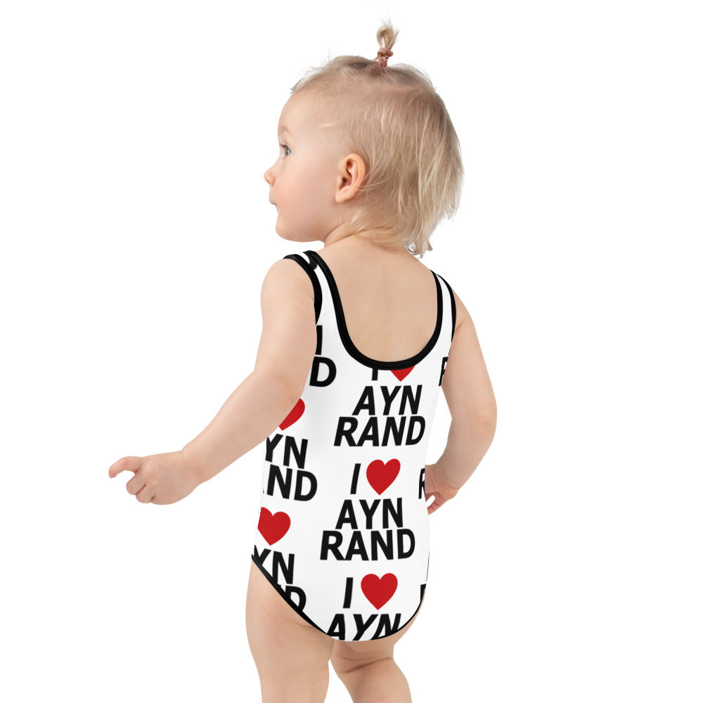 I Heart Ayn Rand Kids Swimsuit