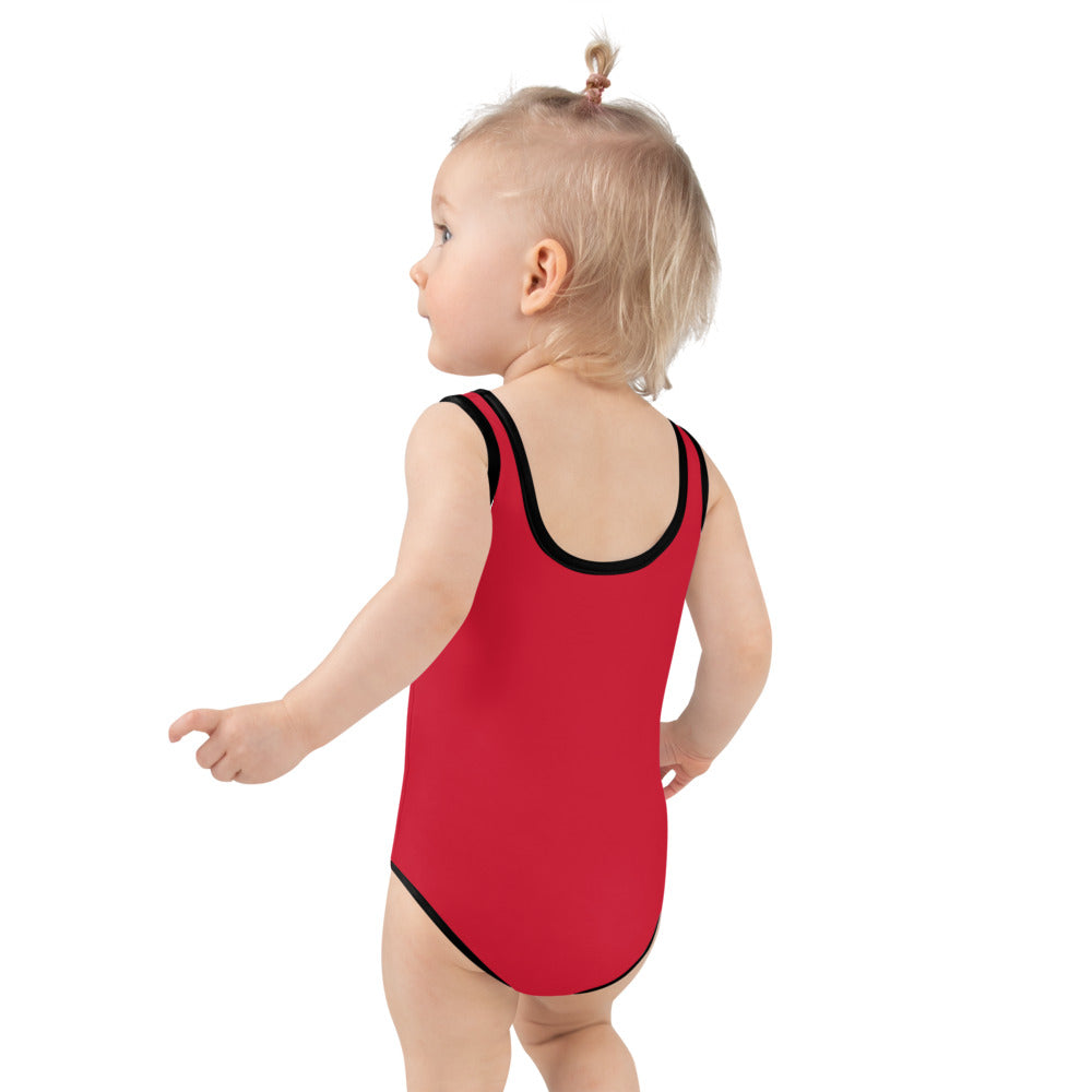 Who Is John Galt Kids Swimsuit RED