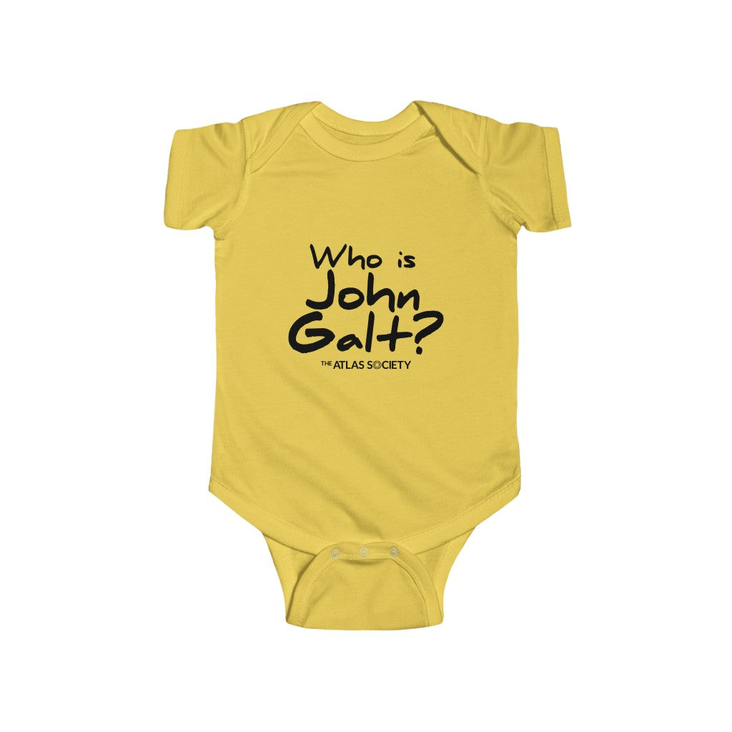Who is John Galt? Infant Jersey Onesie