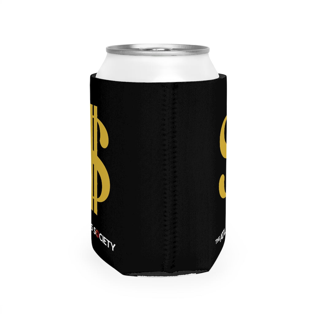 Money Can Cooler Sleeve - Black/Gold