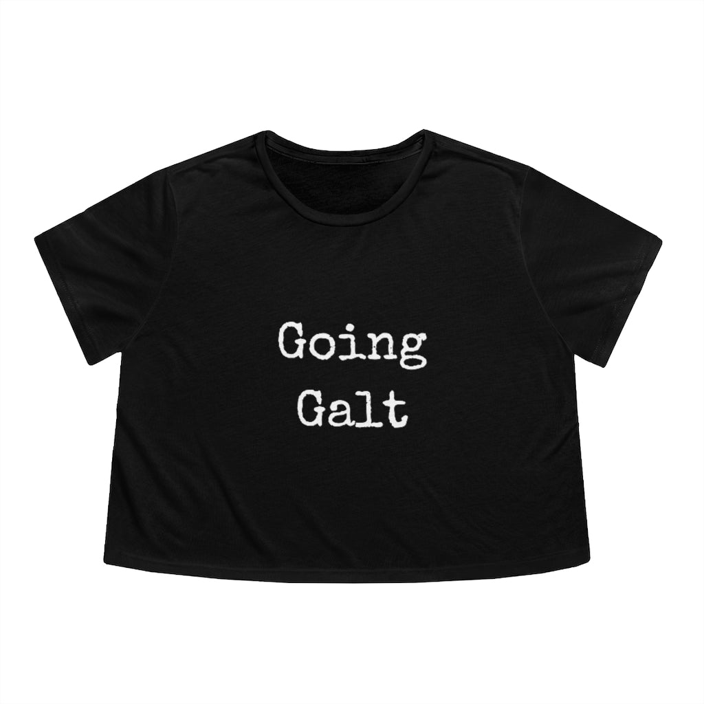 Going Galt - Women's Flowy Cropped Tee