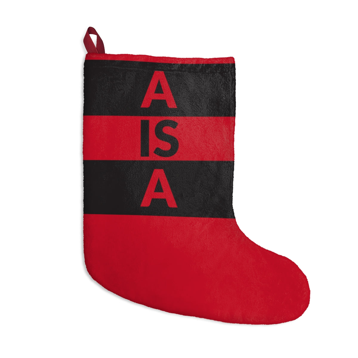 A is A Christmas Stocking - Red