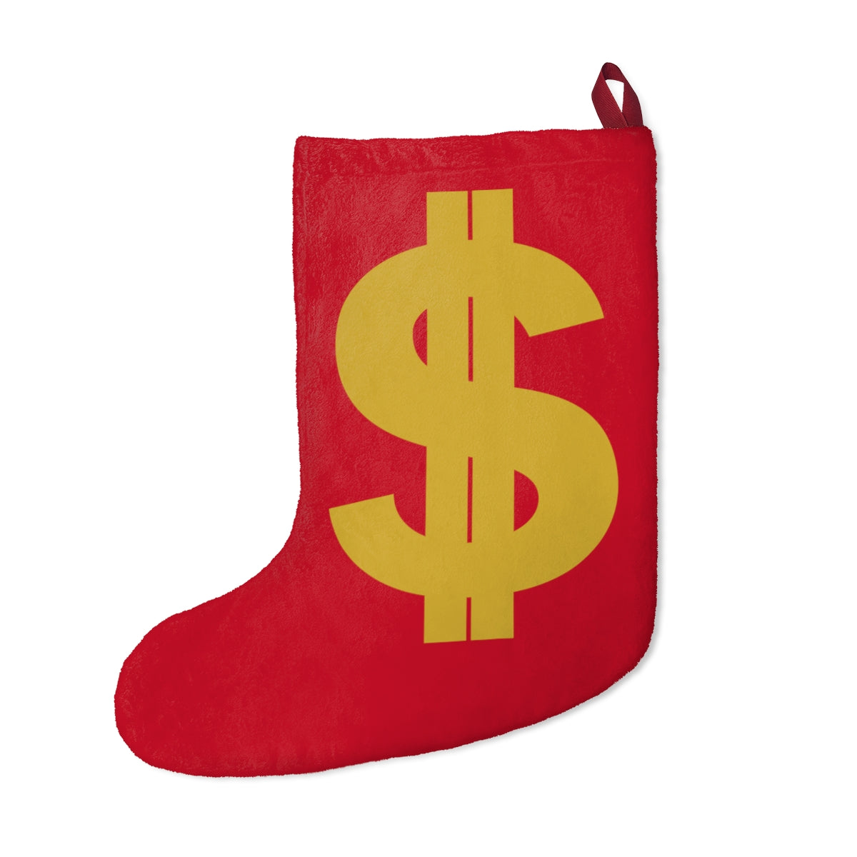 $ Christmas Stocking - Red
