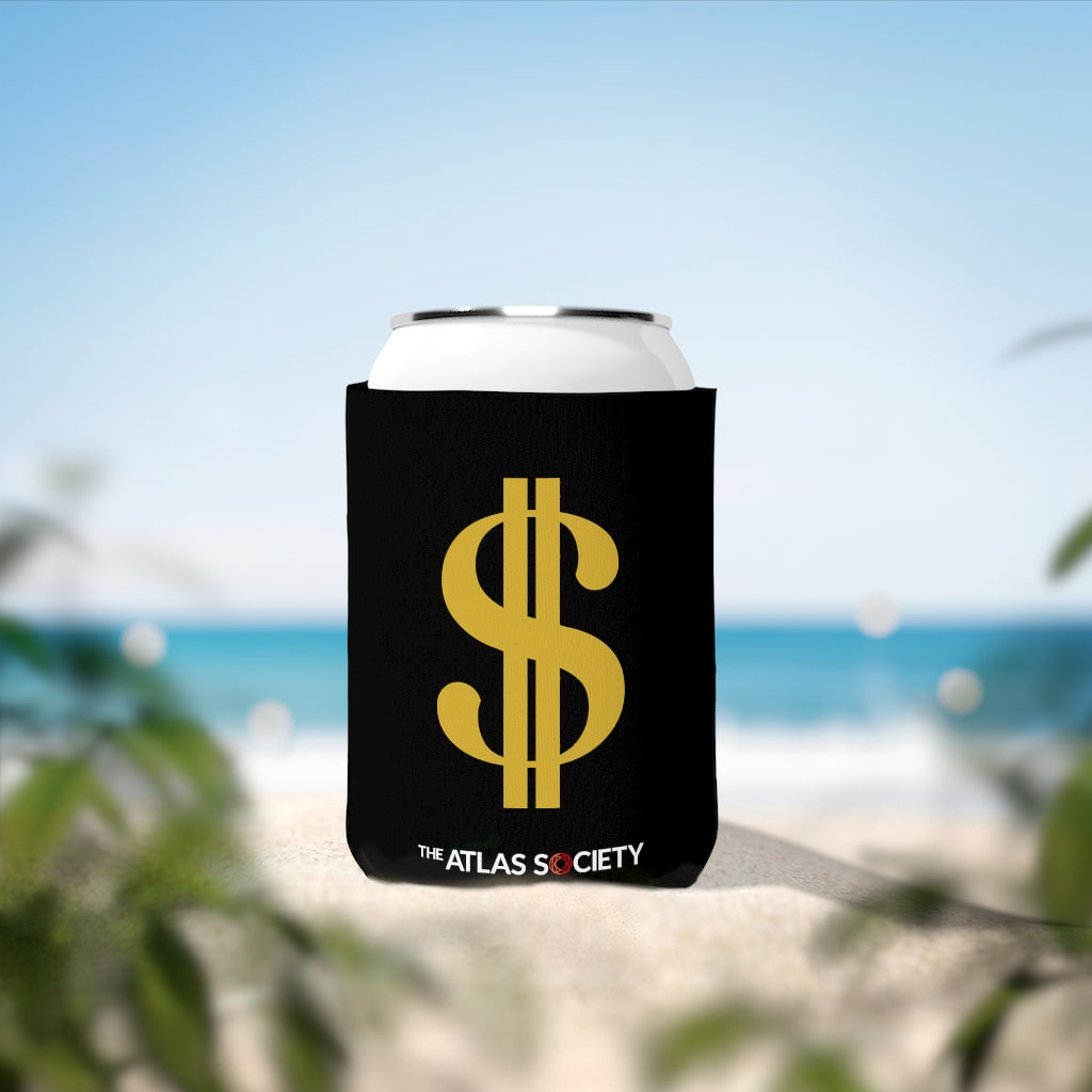 Money Can Cooler Sleeve - Black/Gold