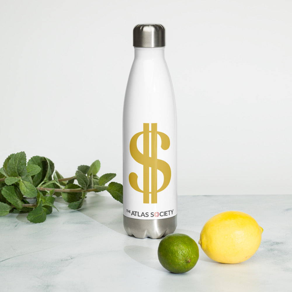 Money Stainless Steel Water Bottle