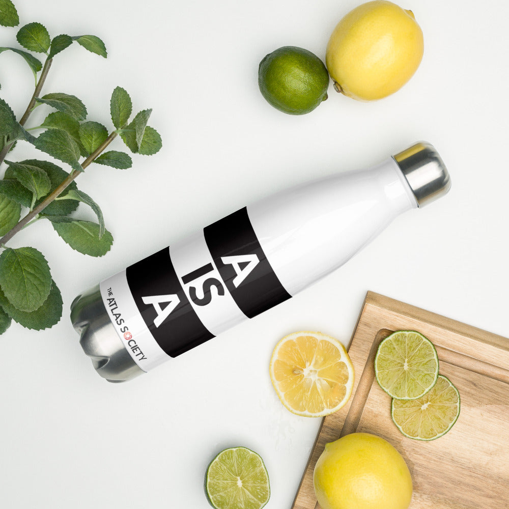 A is A Stainless Steel Water Bottle