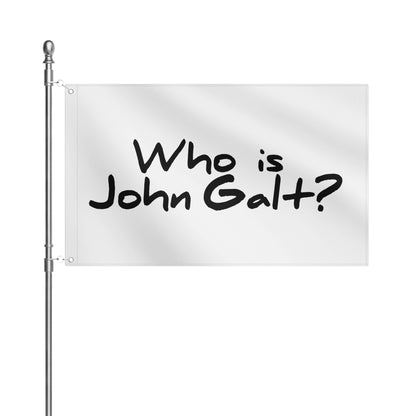 John Galt Flag 3x5 ft White