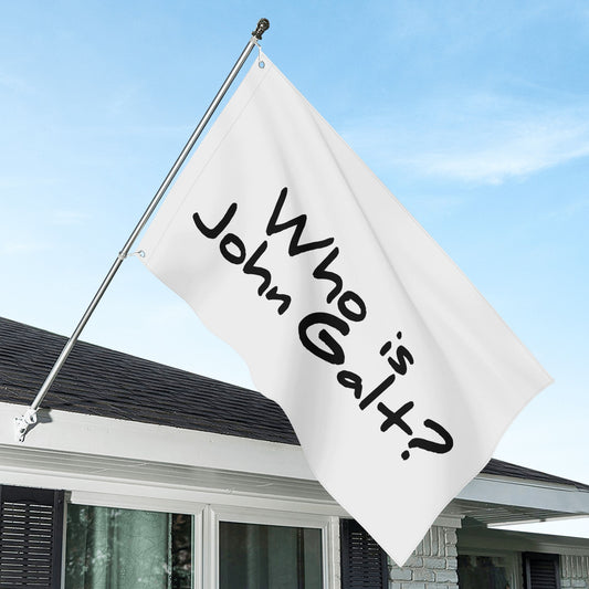 John Galt Flag 3x5 ft White