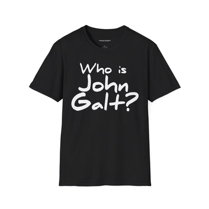 Who is John Galt? Unisex Softstyle T-Shirt