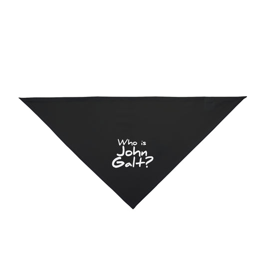 Who is John Galt? Pet Bandana