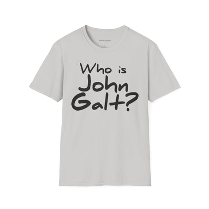 Who is John Galt? Unisex Softstyle T-Shirt