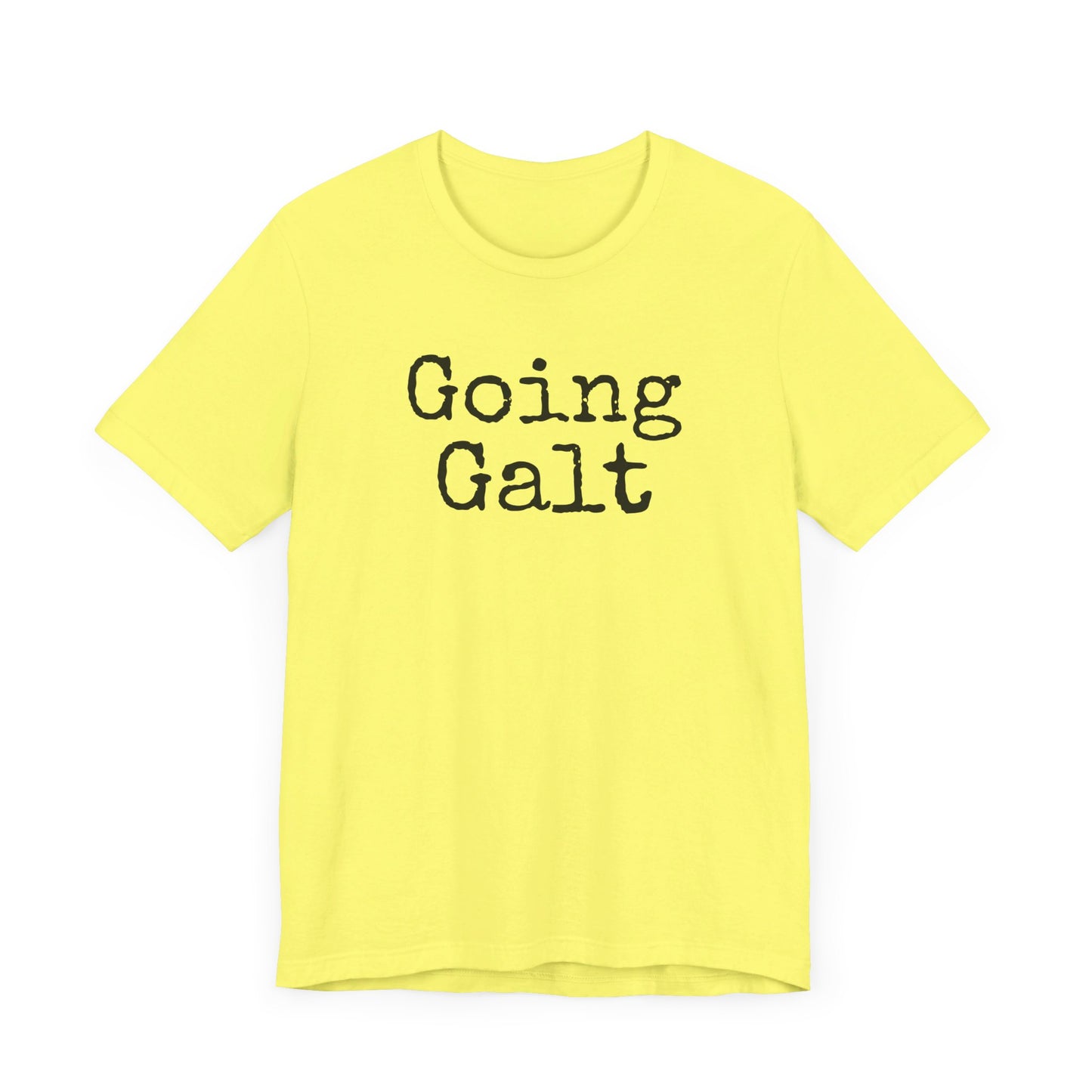 Going Galt - Short Sleeve T-Shirt, Light Colors