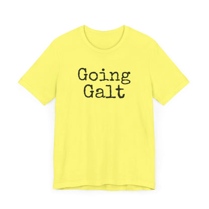 Going Galt - Short Sleeve T-Shirt, Light Colors