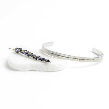Love is the Expression Cuff Bracelet