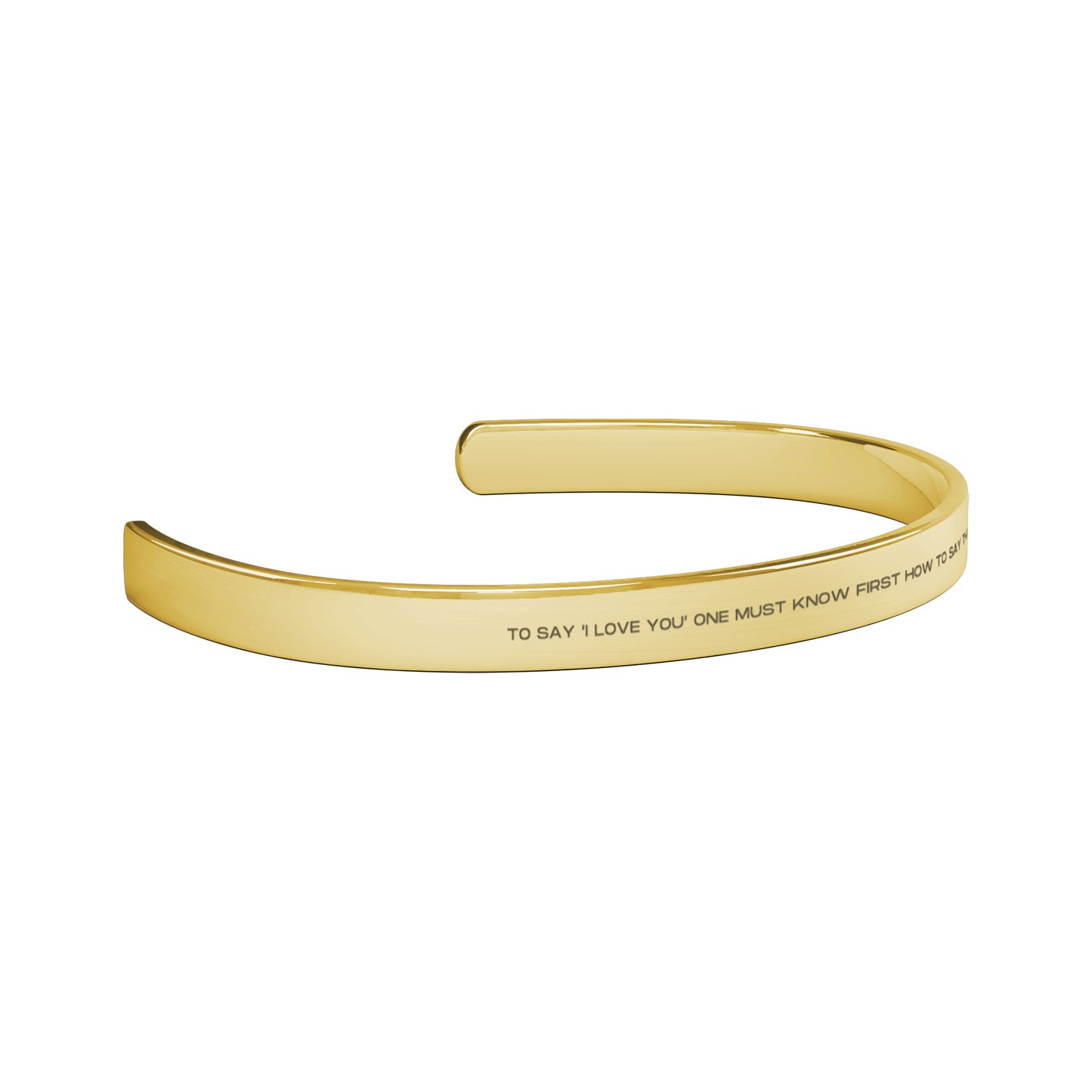 To Say 'I Love You' Cuff Bracelet