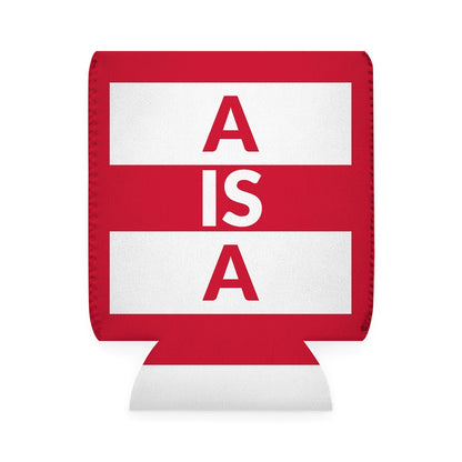 A is A Can Cooler Sleeve - Red/White