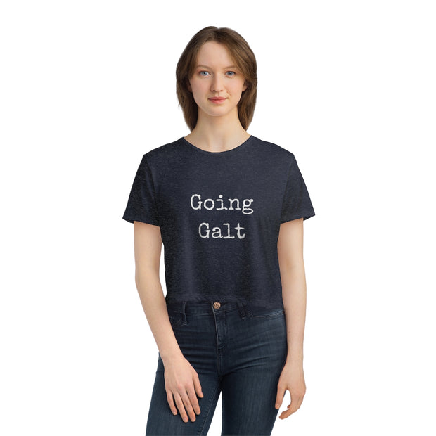 Going Galt - Women's Flowy Cropped Tee