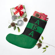 A is A Christmas Stocking - Green