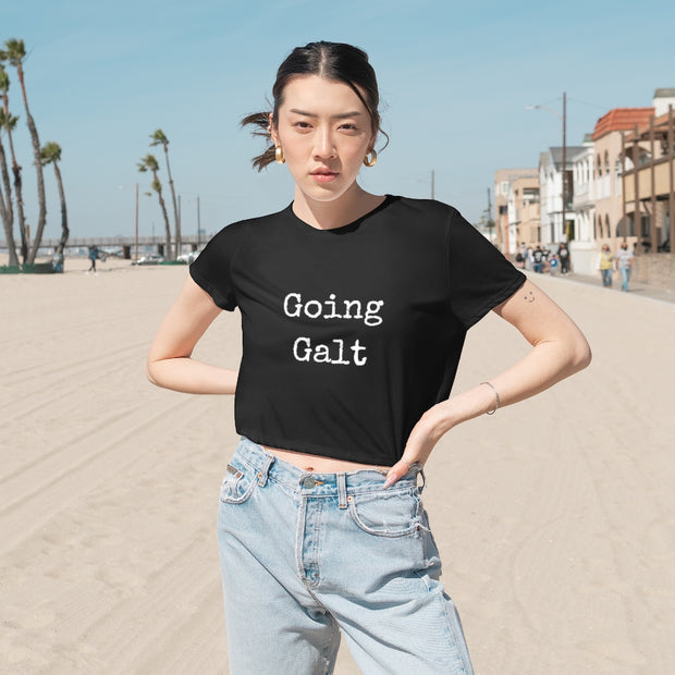 Going Galt - Women's Flowy Cropped Tee