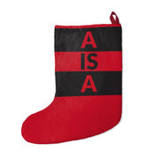 A is A Christmas Stocking - Red
