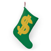 $ Christmas Stocking - Green