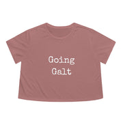 Going Galt - Women's Flowy Cropped Tee