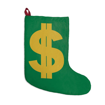 $ Christmas Stocking - Green