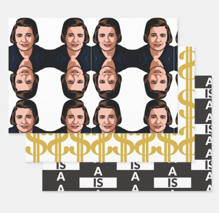 Ayn Rand-Inspired Wrapping Paper