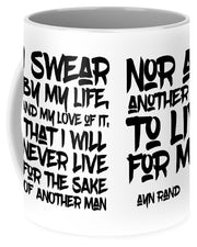 I Swear by My Life blk - Mug